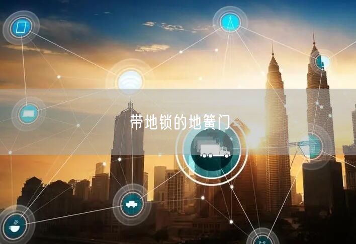 带地锁的地簧门